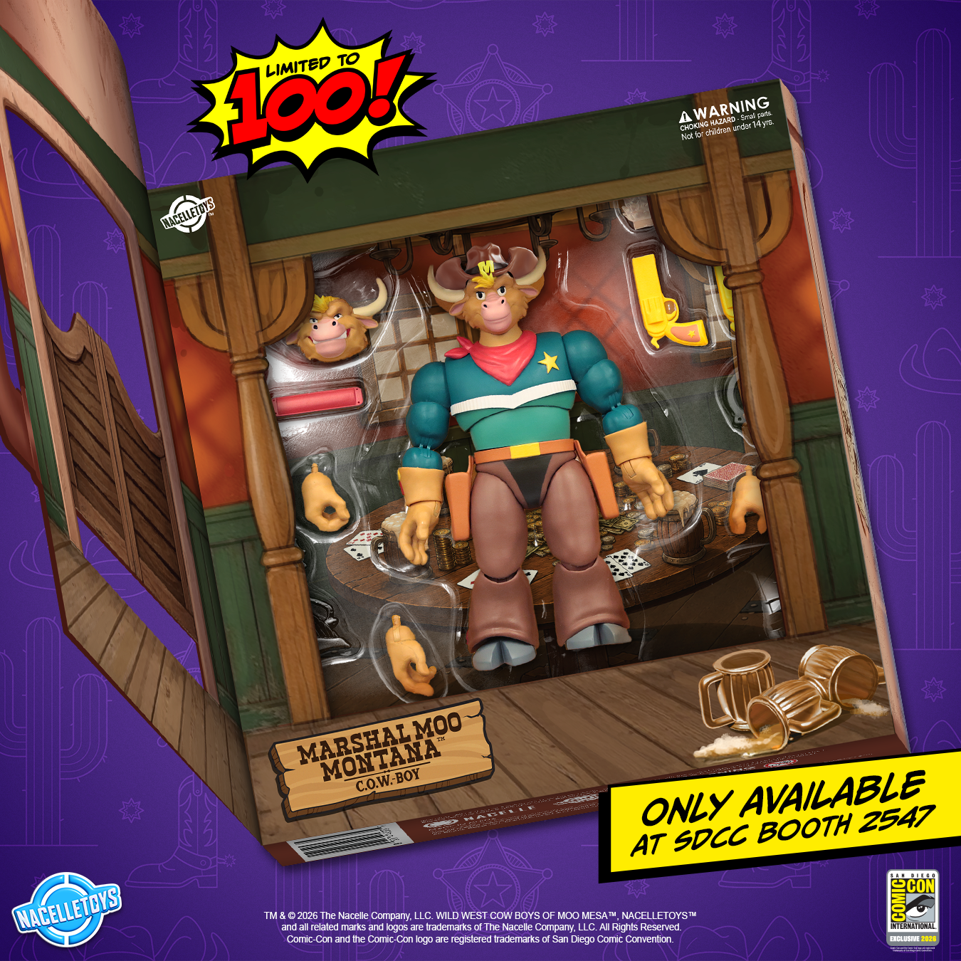 C.O.W.-Boys of Moo Mesa | Marshal Moo Montana in the Tumbleweed Saloon - Limited to 100 Units - $49.99 each