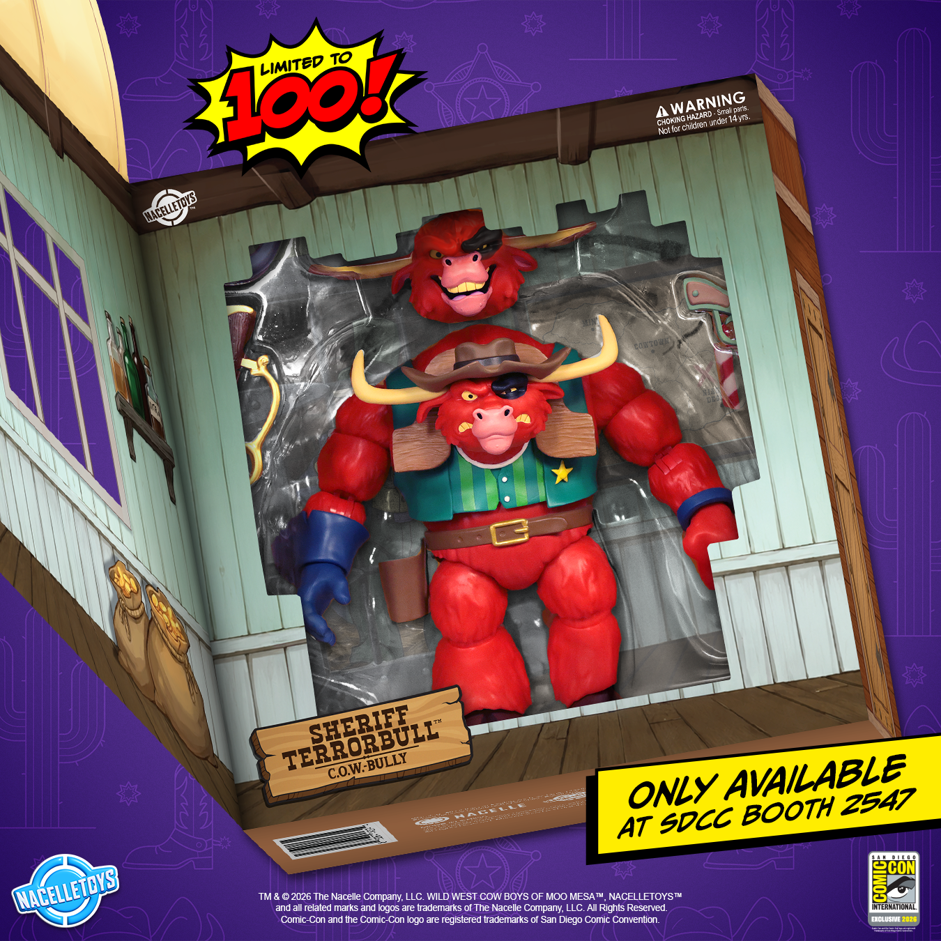 C.O.W.-Boys of Moo Mesa | Sheriff Terrorbull in the Sheriff’s Office - Limited to 100 Units - $49.99 each