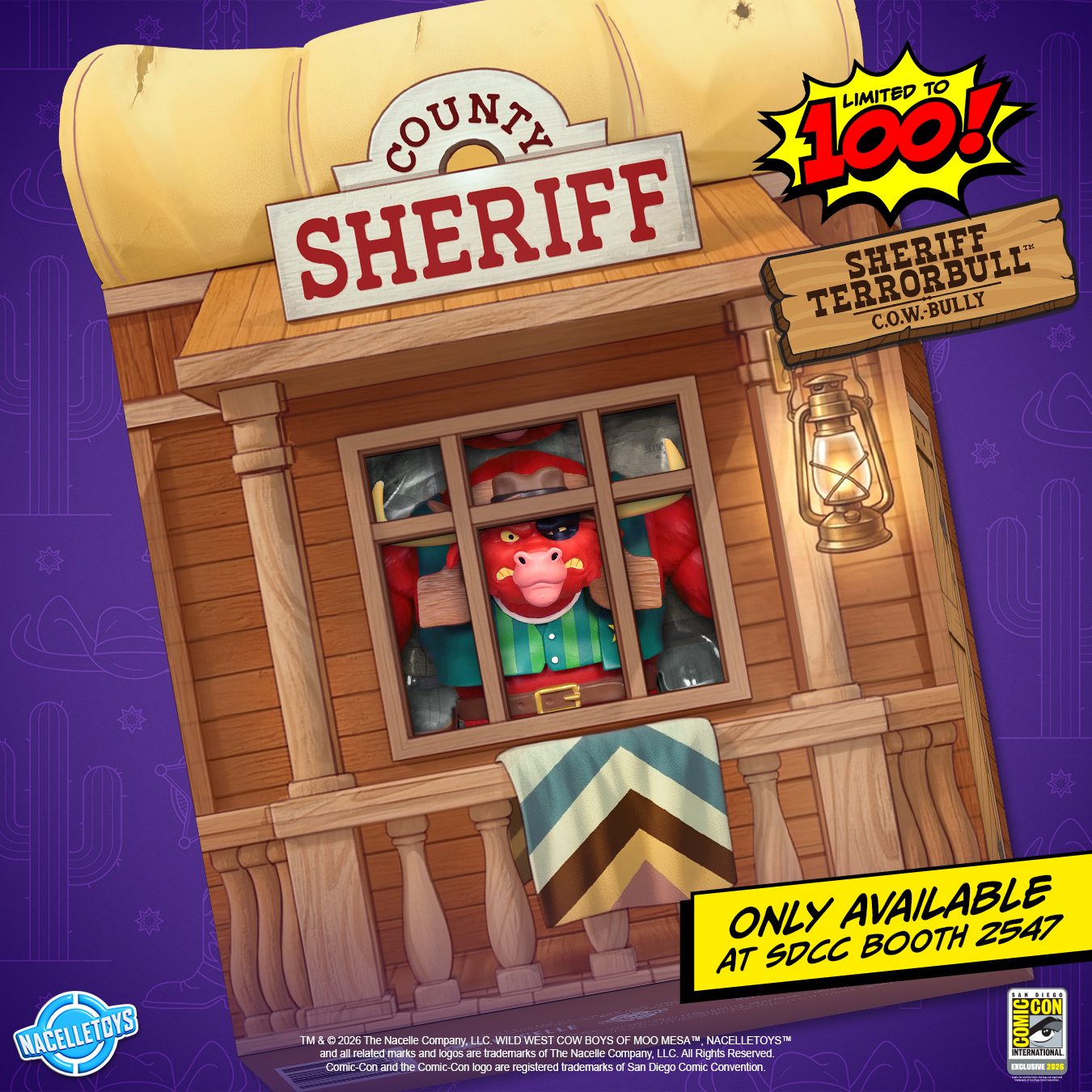 C.O.W.-Boys of Moo Mesa | Sheriff Terrorbull in the Sheriff’s Office - Limited to 100 Units - $49.99 each