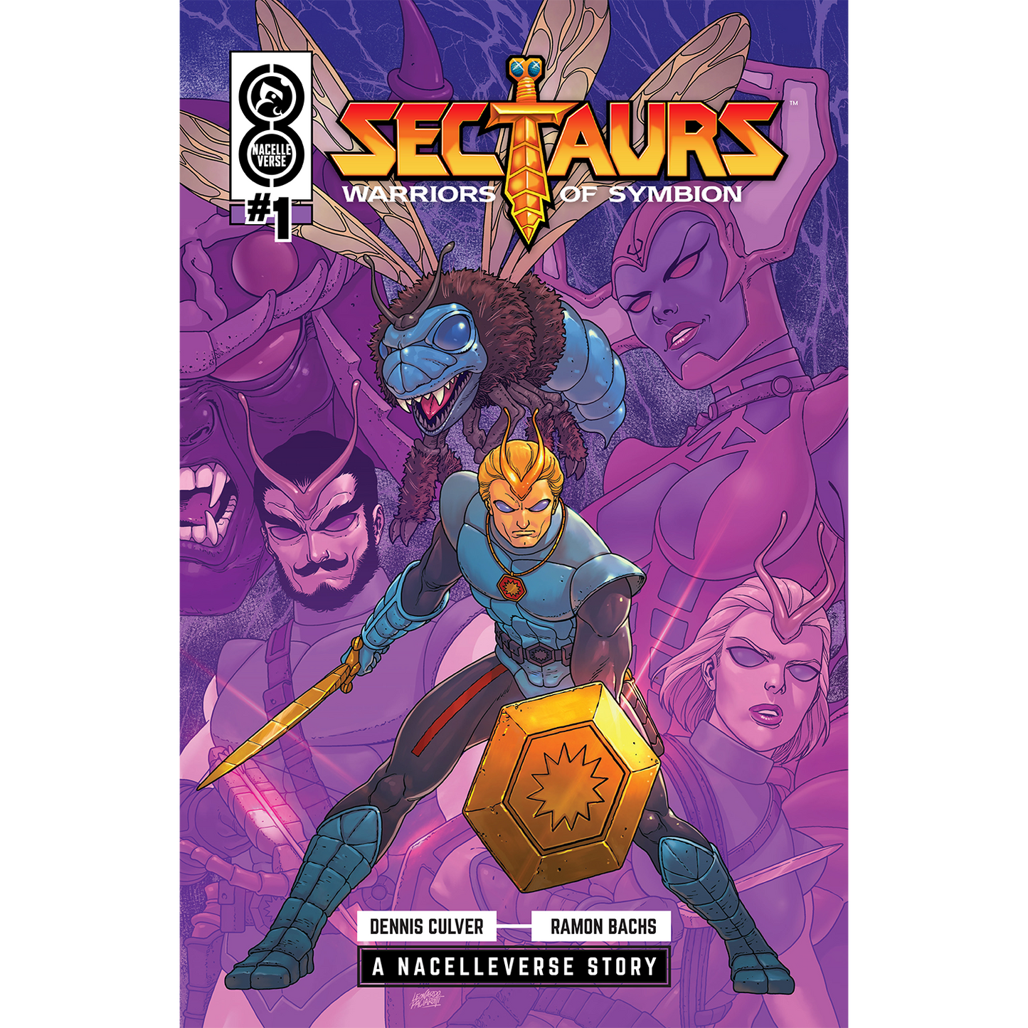 Sectaurs #1 Comic Book Cover C by Francis Portela