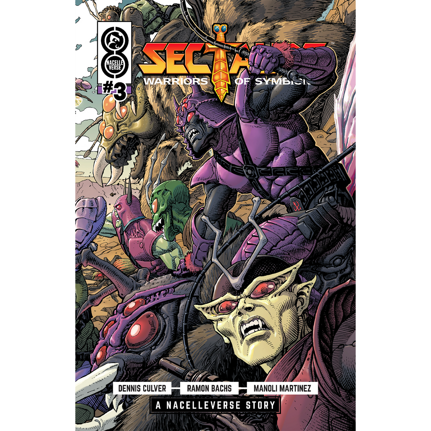 Sectaurs #3 Comic Book Cover A by Dustin Weaver