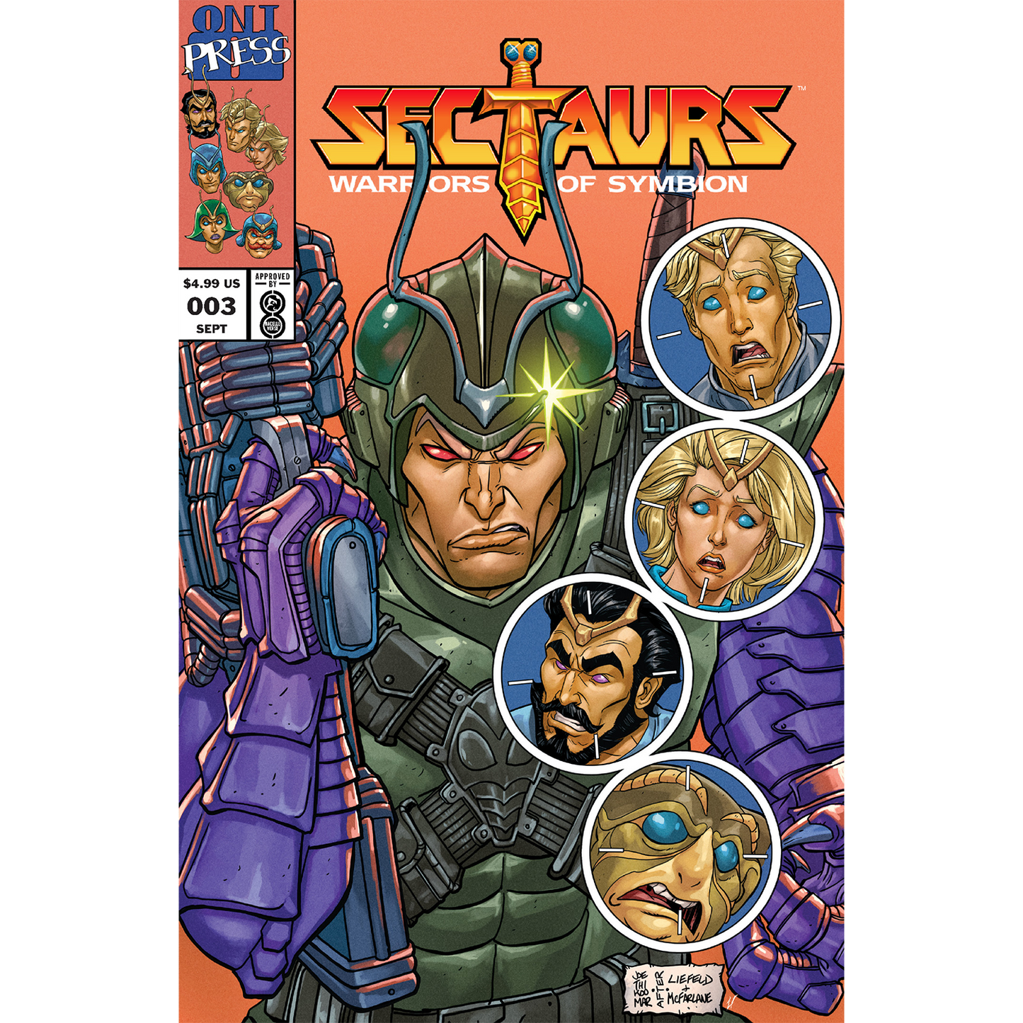 Sectaurs #3 Comic Book Cover F by A. J. Jothikumar And Ulises Arreola