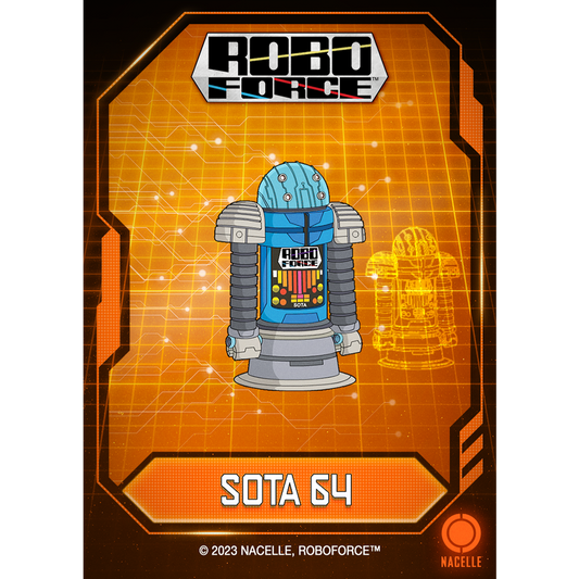 RoboForce - SOTA 64 animerad karaktärsmagnet