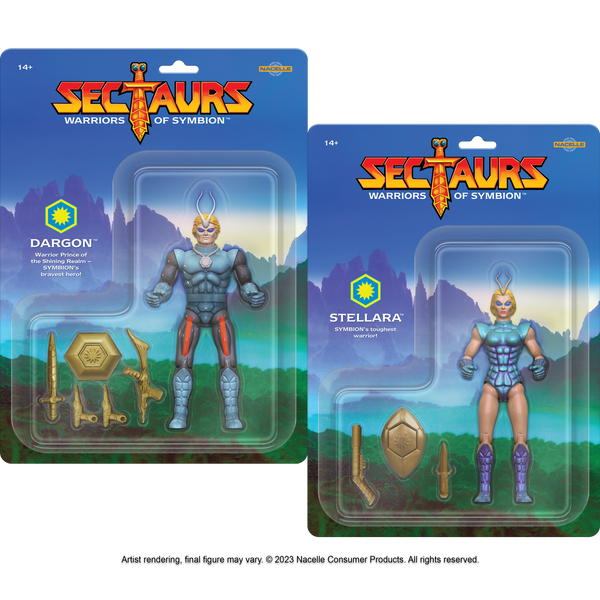 Sectaurs Wave 1 Stellara & Dargon - CASE