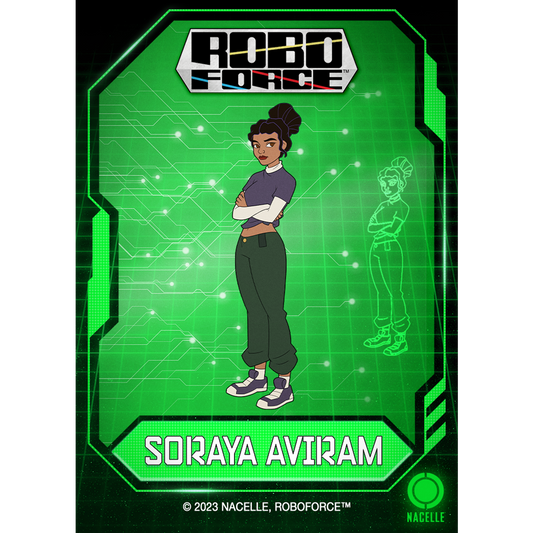 RoboForce - Soraya animerad karaktärsmagnet