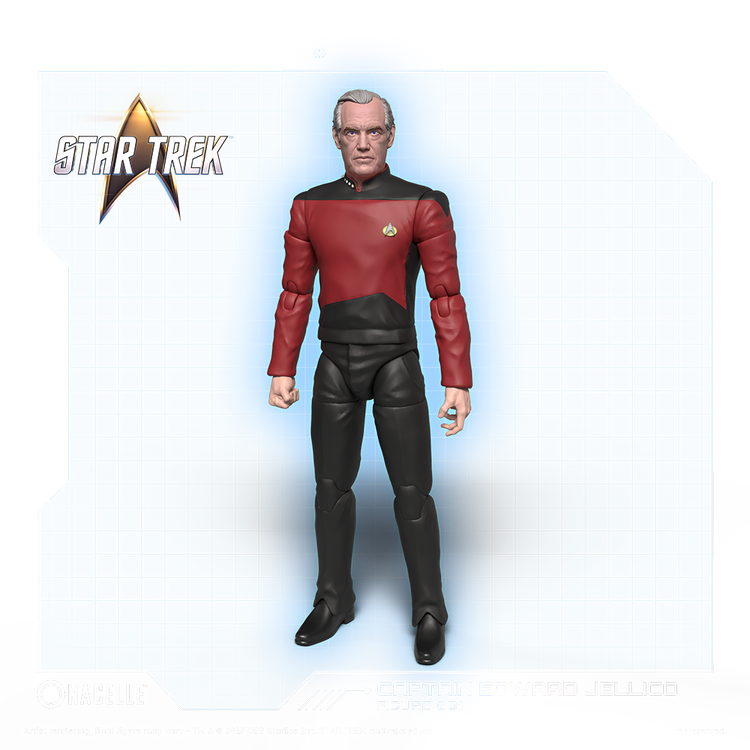 Captain E Captain Edward Jellico Action Figure - Star Trek: The Next Generation ...