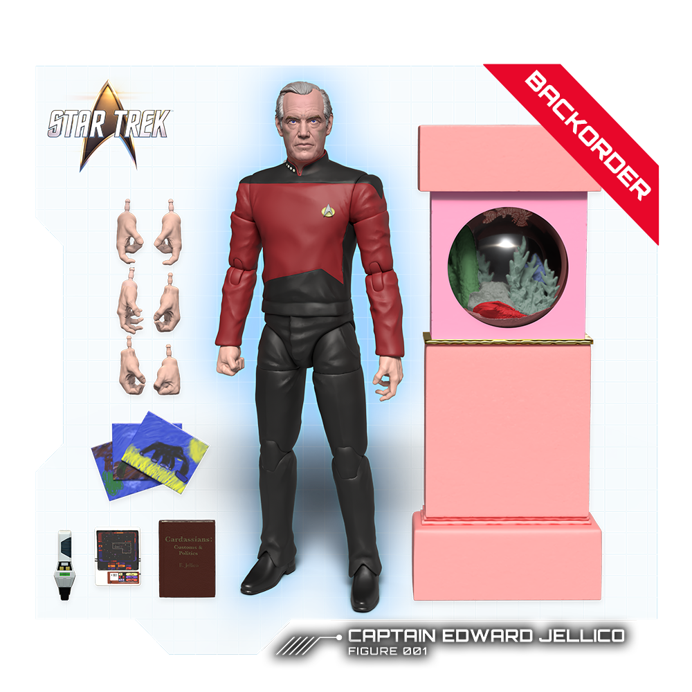Captain Edward Jellico Action Figure - Star Trek: The Next Generation