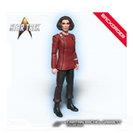 Kapten Garrett Actionfigur - Star Trek: The Next Generation - "Gårdagens Enterprise"