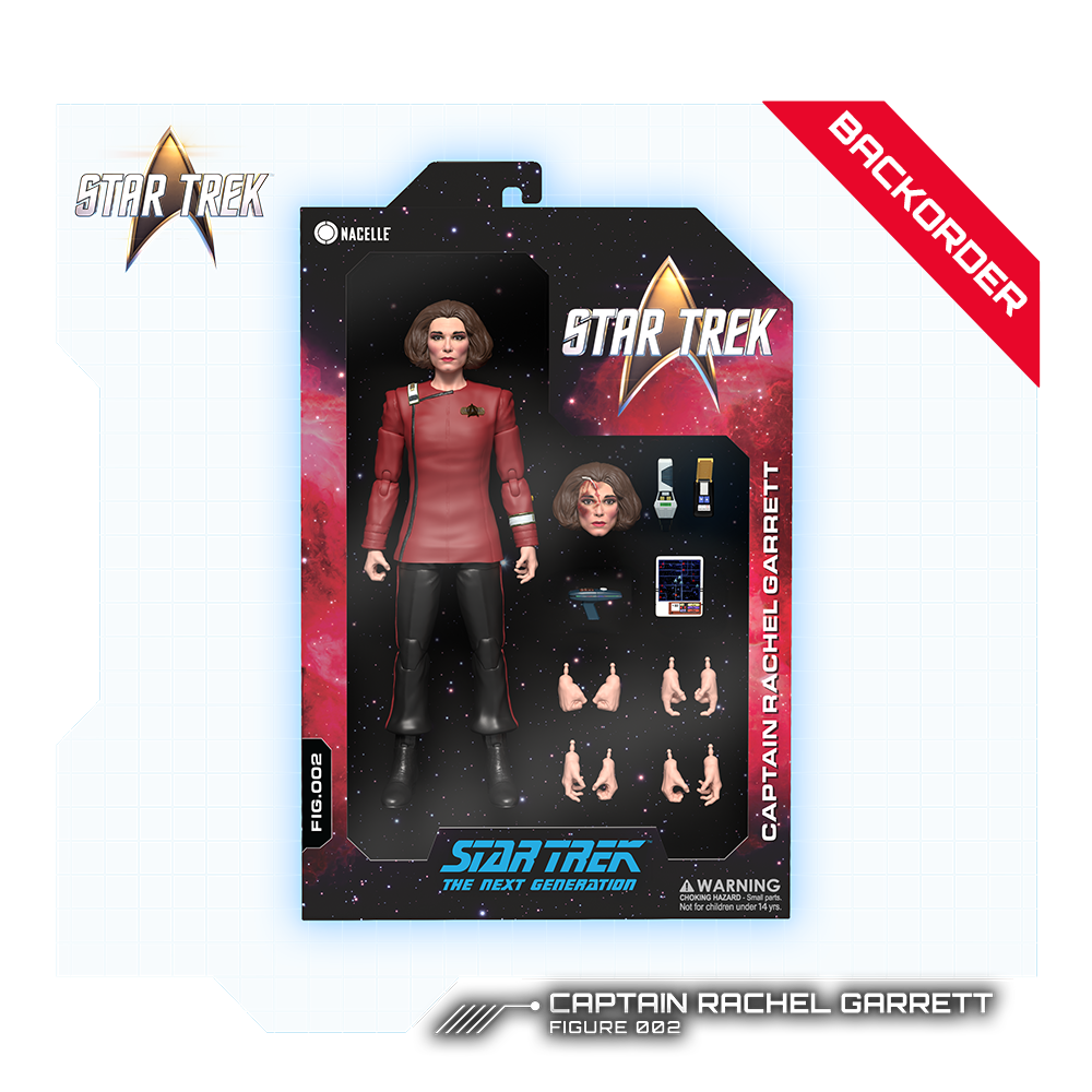 Captain Rachel Garrett Action Figure - Star Trek: The Next Generation - "Yesterday's Enterprise"