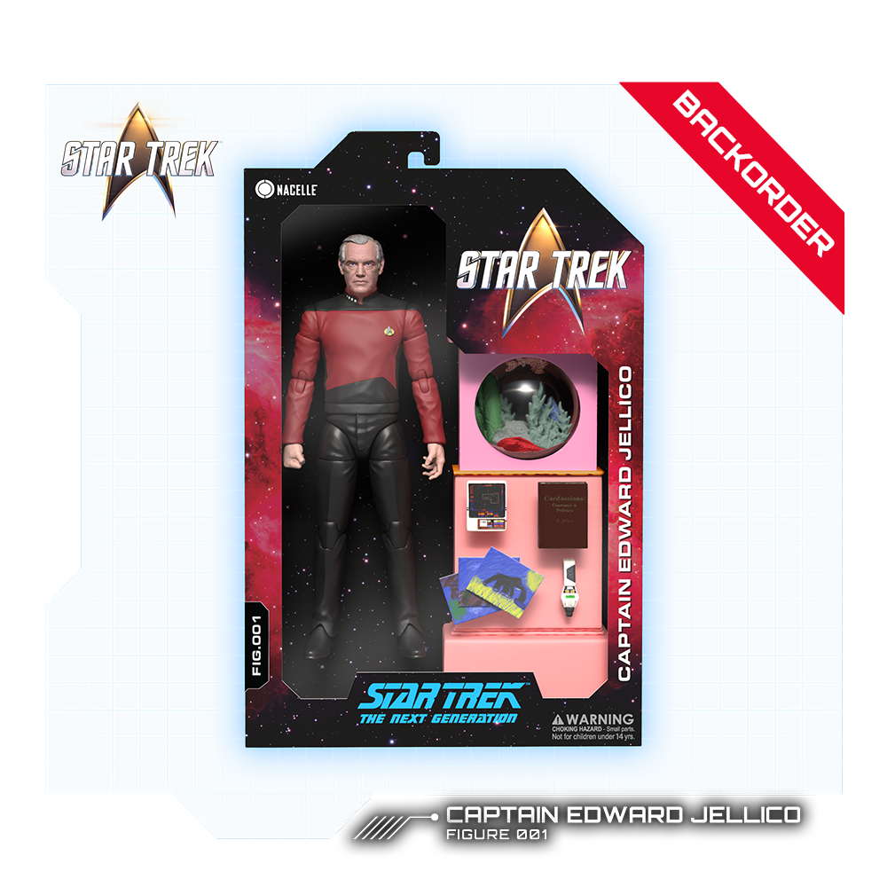 Captain Edward Jellico Action Figure - Star Trek: The Next Generation