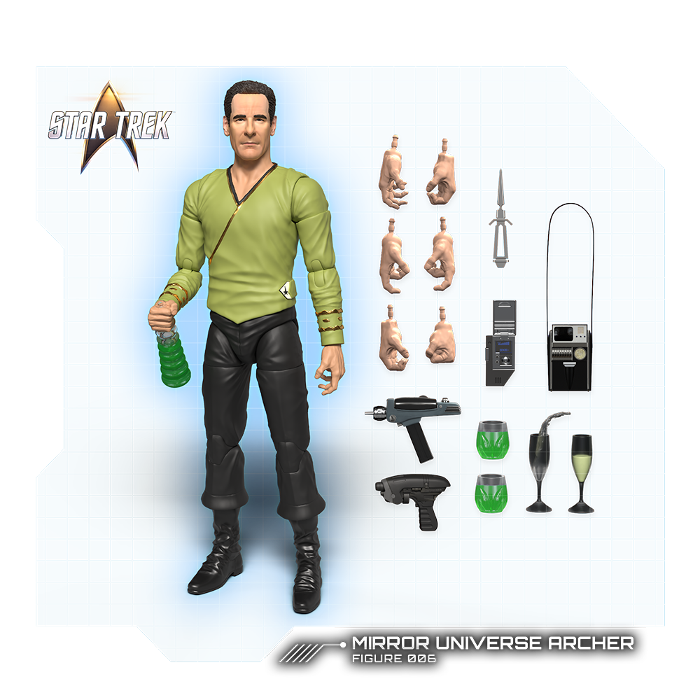 Mirror Universe Archer Action Figure - Star Trek: Enterprise