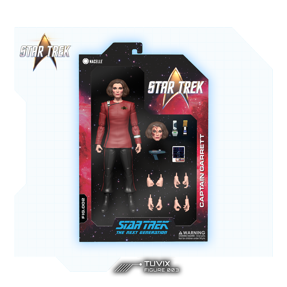 Captain Garrett Action Figure - Star Trek: The Next Generation - "Yesterday's Enterprise"