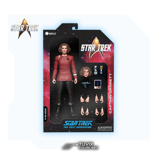 Captain Garrett Action Figure - Star Trek: The Next Generation - "Yesterday's Enterprise"