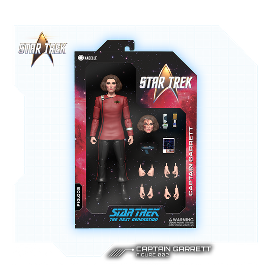 Captain Garrett Action Figure - Star Trek: The Next Generation - "Yesterday's Enterprise"