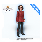 Captain Garrett Action Figure - Star Trek: The Next Generation - "Yesterday's Enterprise"