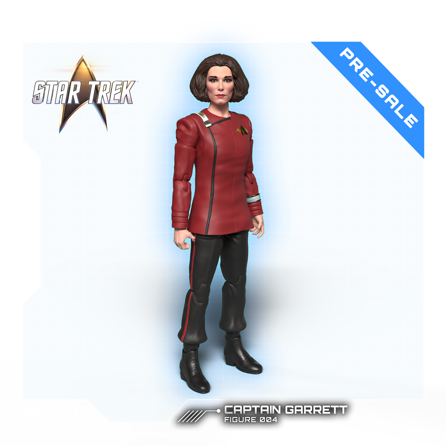 Captain Garrett Action Figure - Star Trek: The Next Generation - "Yesterday's Enterprise"