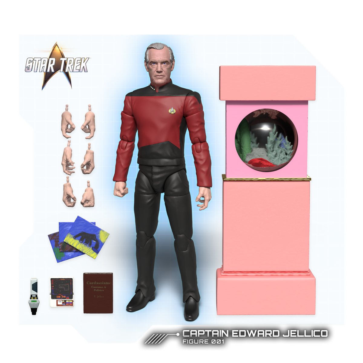 Captain Edward Jellico Action Figure - Star Trek: The Next Captain Edward Jellico Action Figure - Star Trek: The Next