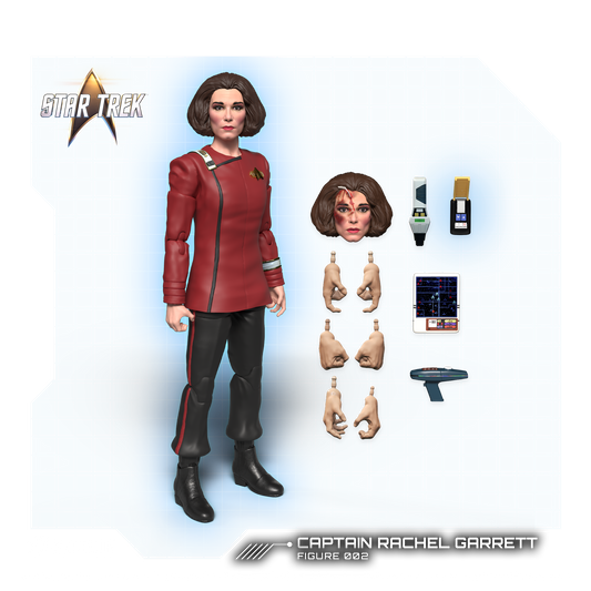 Figura de acción del Capitán Garrett - Star Trek: La Nueva Generación - "La Enterprise de ayer"