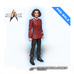 Kapten Garrett Actionfigur - Star Trek: The Next Generation - "Gårdagens Enterprise"