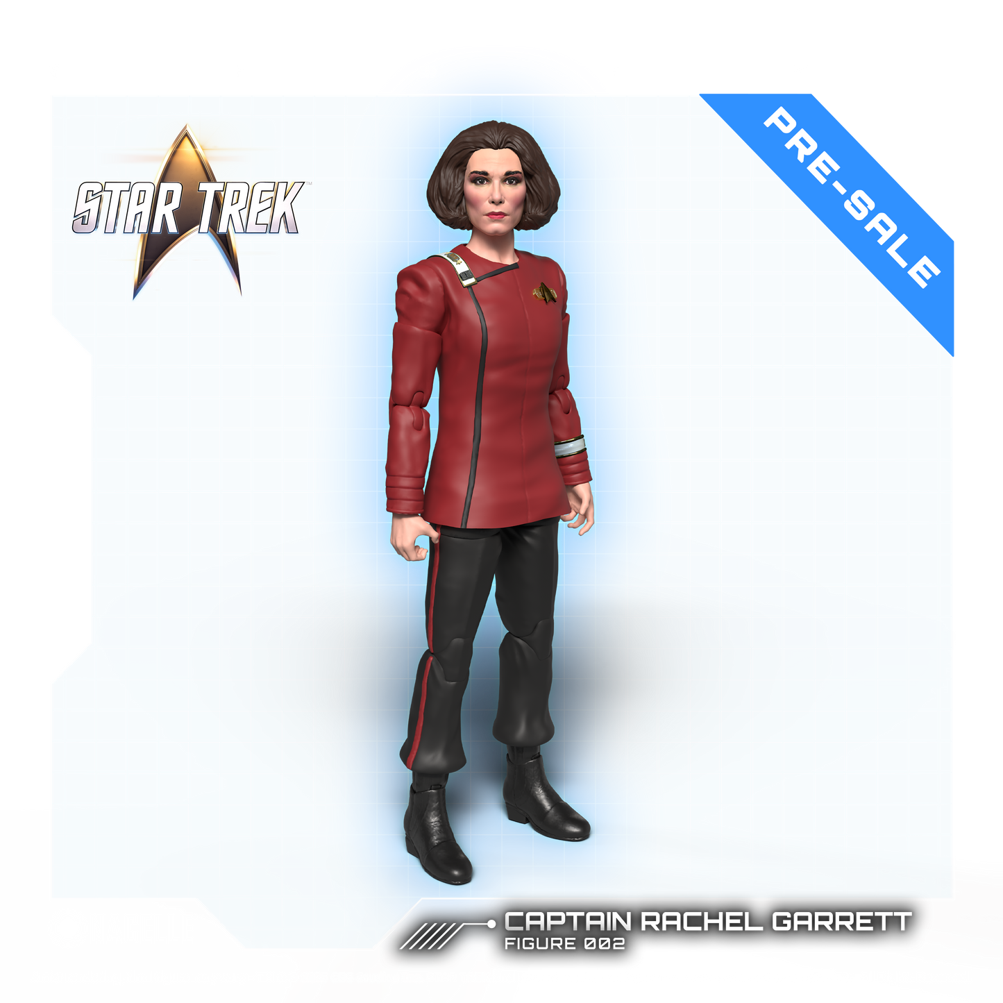 Figura de acción del Capitán Garrett - Star Trek: La Nueva Generación - "La Enterprise de ayer"
