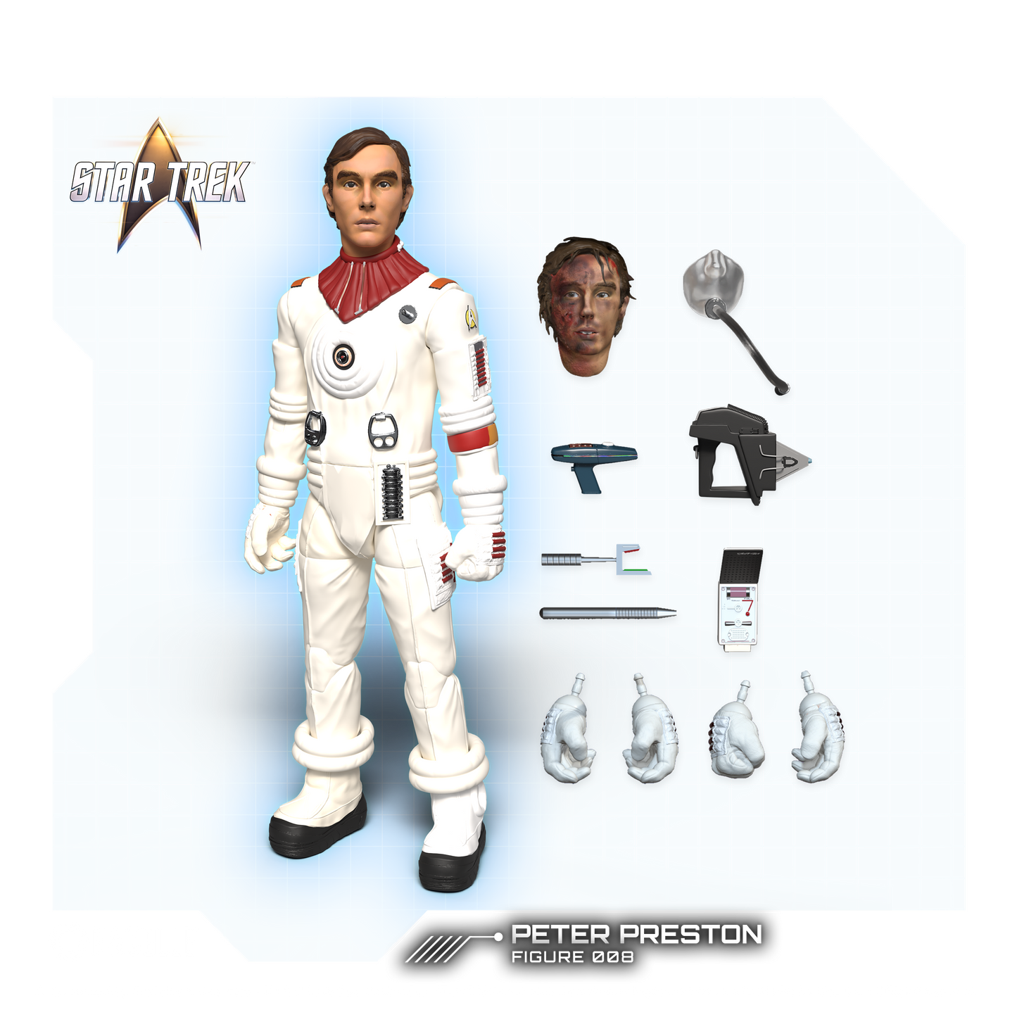 Figura de acción de Peter Preston - Star Trek II: La ira de Khan