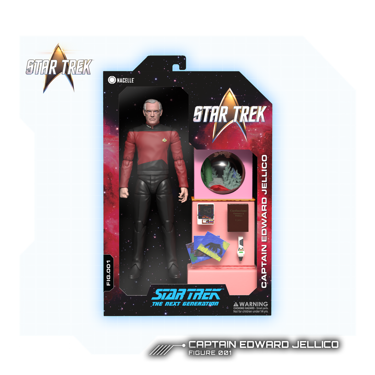 Captain E Captain Edward Jellico Action Figure - Star Trek: The Next Generation ...