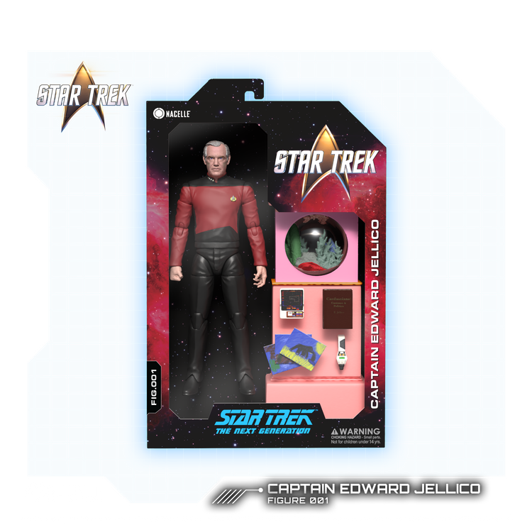 Captain Edward Jellico Action Figure - Star Trek: The Next Generation ...
