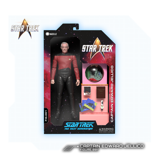Kapten Jellico actionfigur - Star Trek: The Next Generation