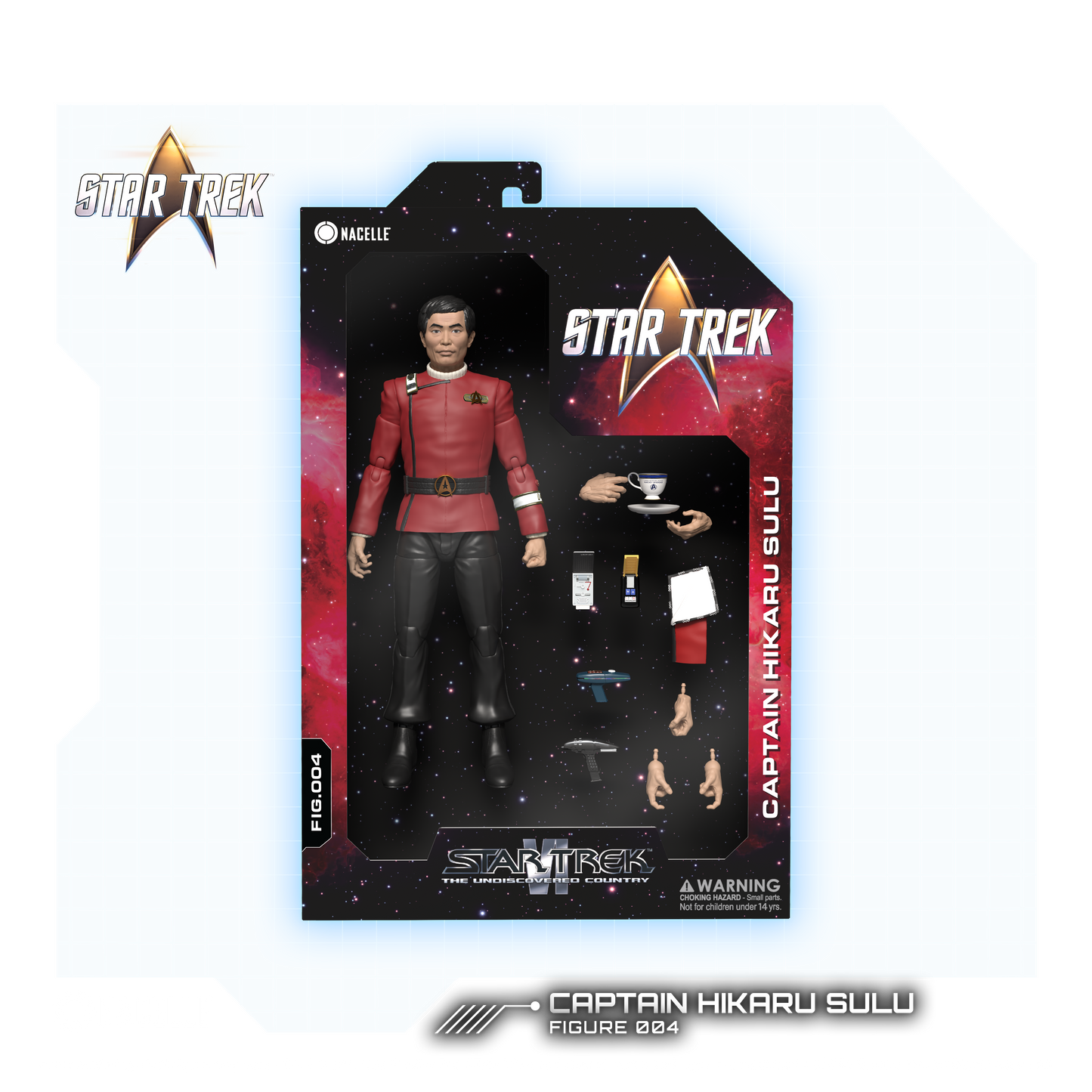 Figura de acción del Capitán Sulu - Star Trek VI: El País Desconocido