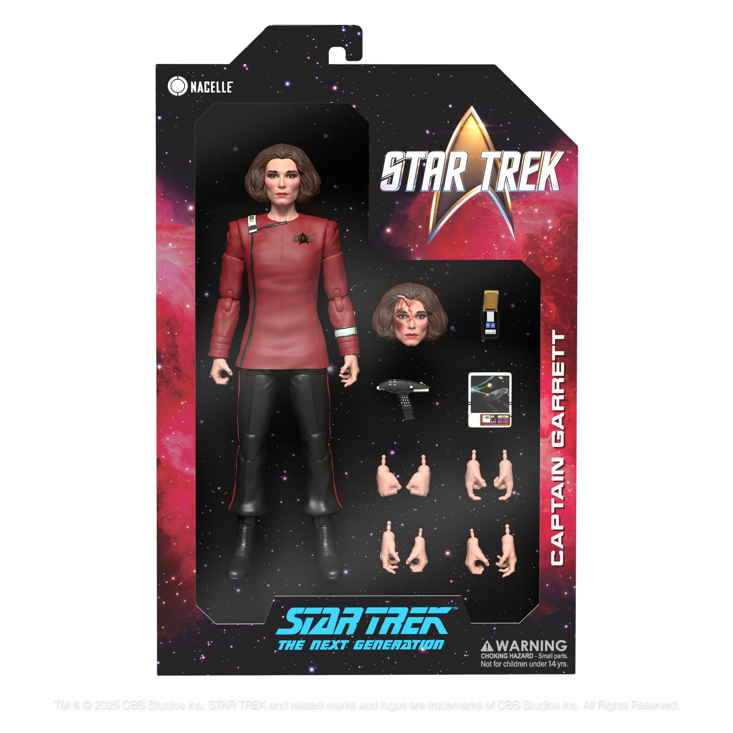 Captain Garrett Action Figure - Star Trek: The Next Generation - "Yesterday's Enterprise"