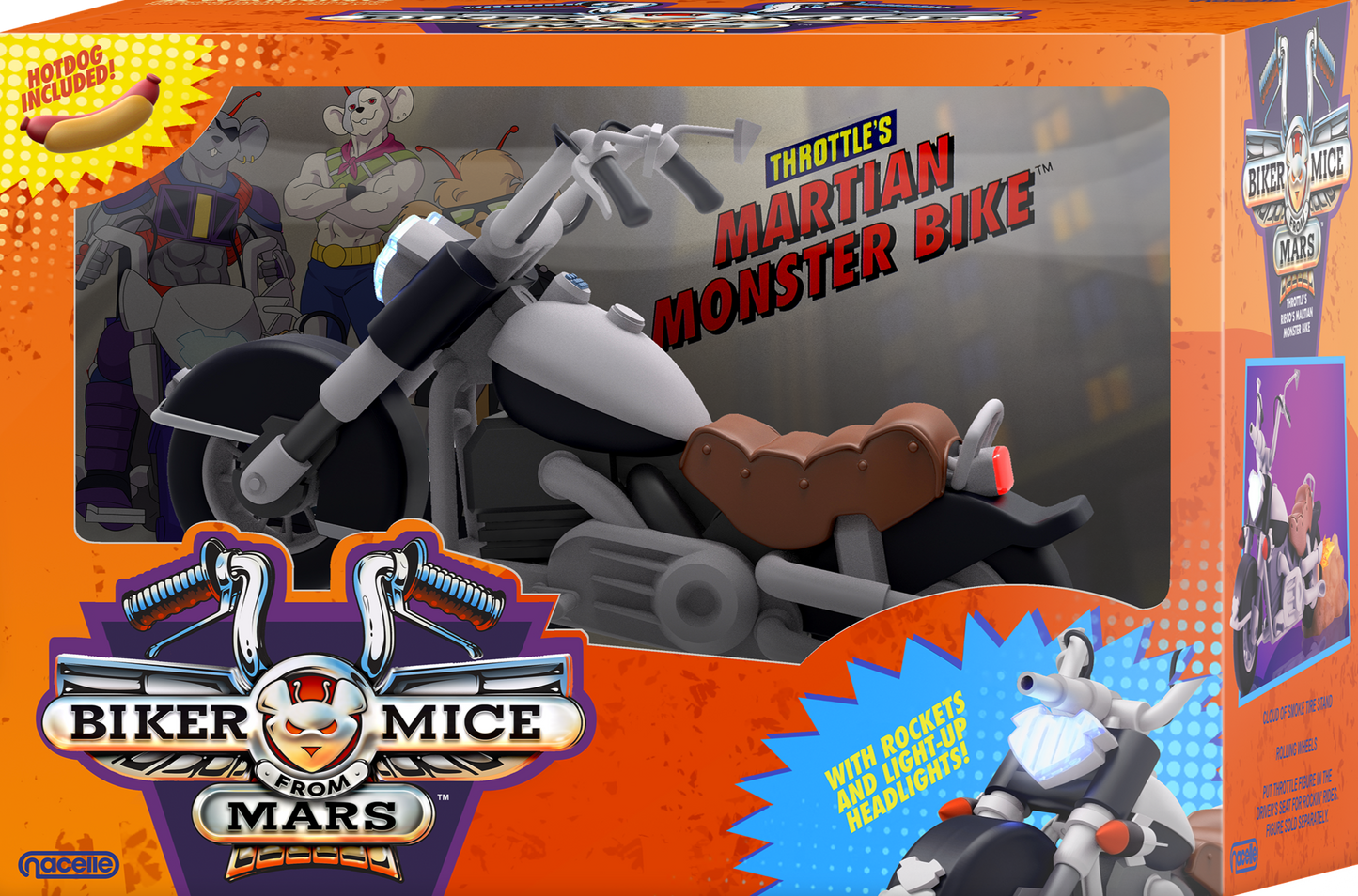 Biker Mice from Mars - Throttle + Martian Monster Bike Bundle