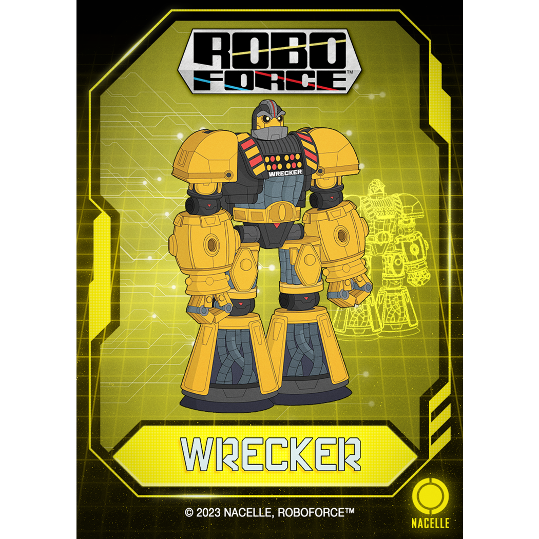 RoboForce - Wrecker Animated Character Magnet