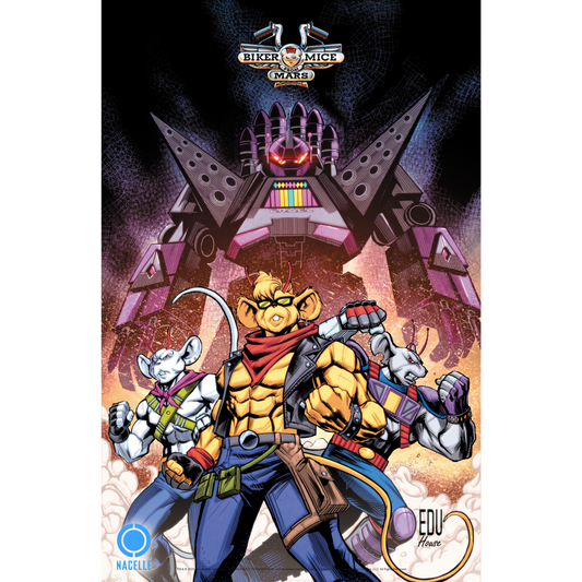 Biker Mice From Mars #5 Comic Book Poster - Cover A by Edu Souza