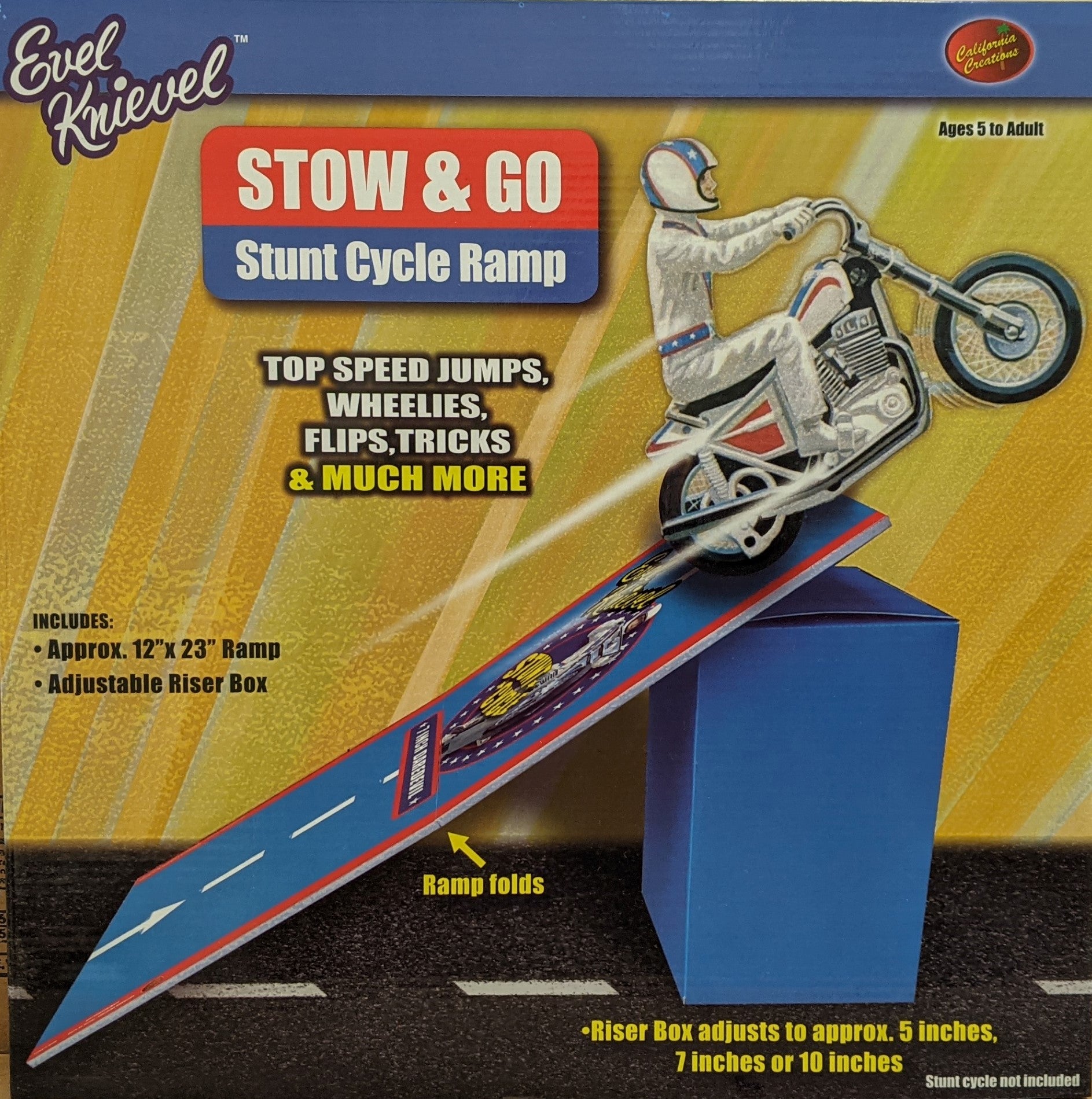 Evel Knievel Stow & Go Ramp – The Nacelle Company