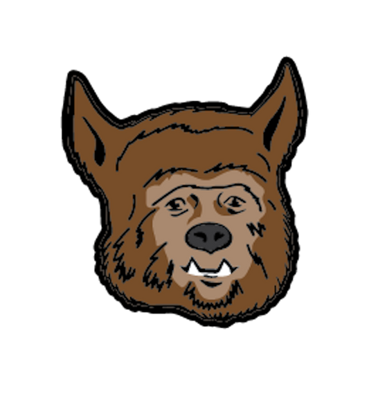 Monster Squad Bruce W. Wolf Pin