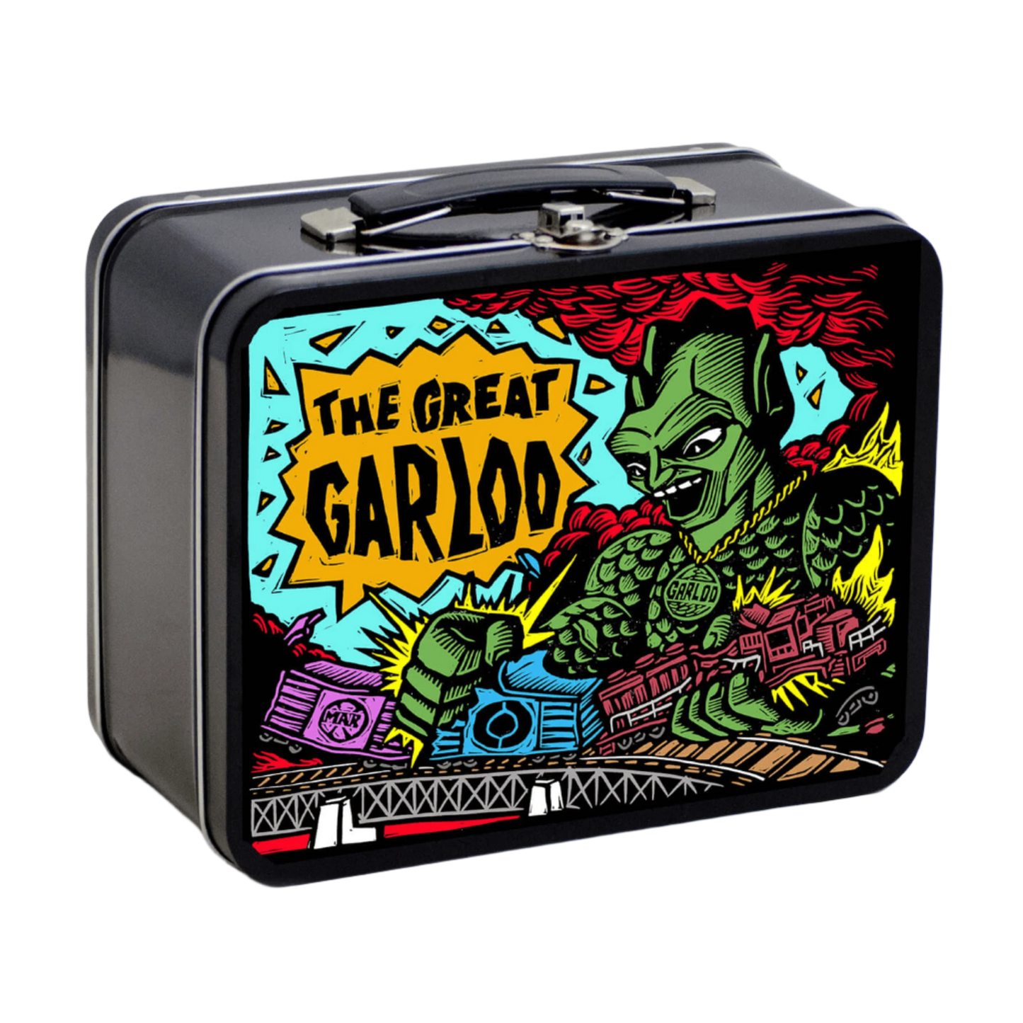 The Great Garloo by Brian Reedy Lunchbox + Vinyl Sticker