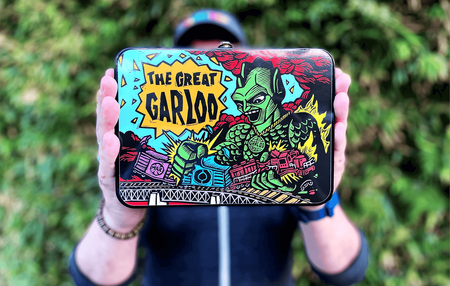 The Great Garloo by Brian Reedy Lunchbox + Vinyl Sticker