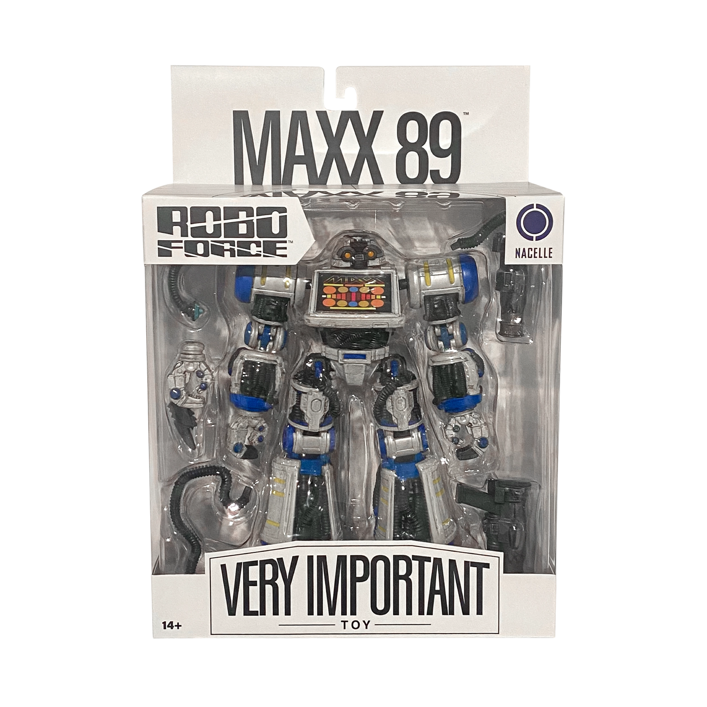 Maxx 89 collectible figure in production box